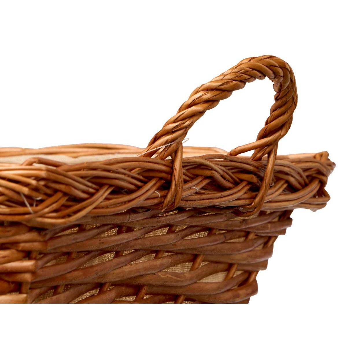 Cesta Multiusos Kipit Poliéster Mimbre Tela 50 % algodón 63 x 16 x 41 cm