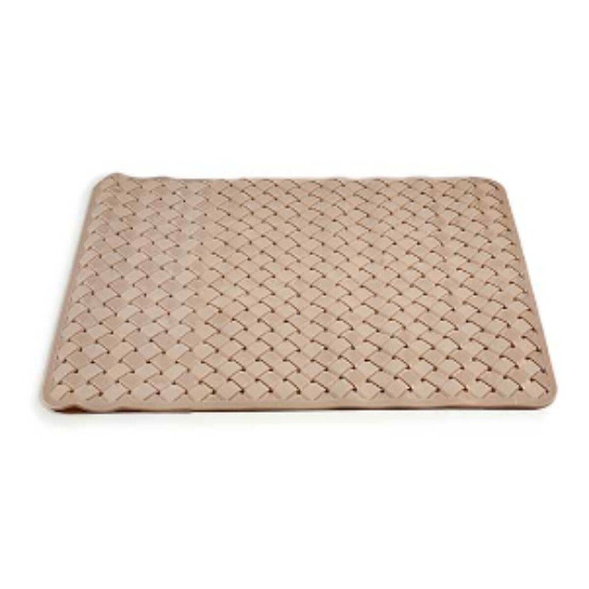 Alfombra de baño Berilo Beige PVC 0,03 x 50 x 50 cm (6 Unidades)