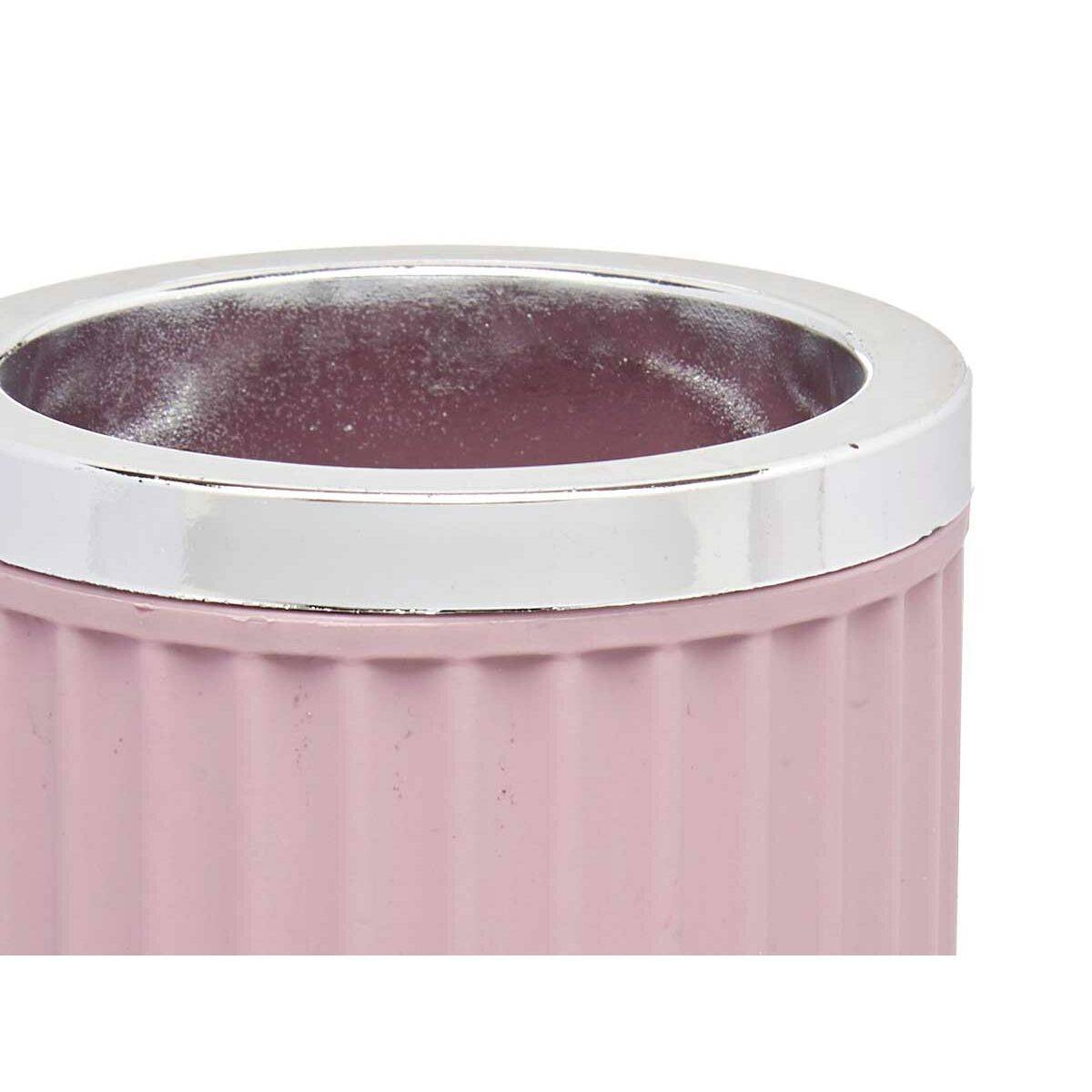 Vaso Berilo Rosa Plástico 7,5 x 11,5 x 7,5 cm (16 Unidades)