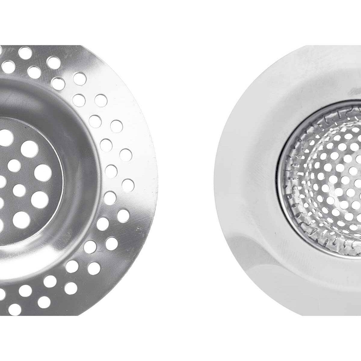 Filtros Fregadero Kinvara Plateado Acero Inoxidable 2 Piezas (12 Unidades)