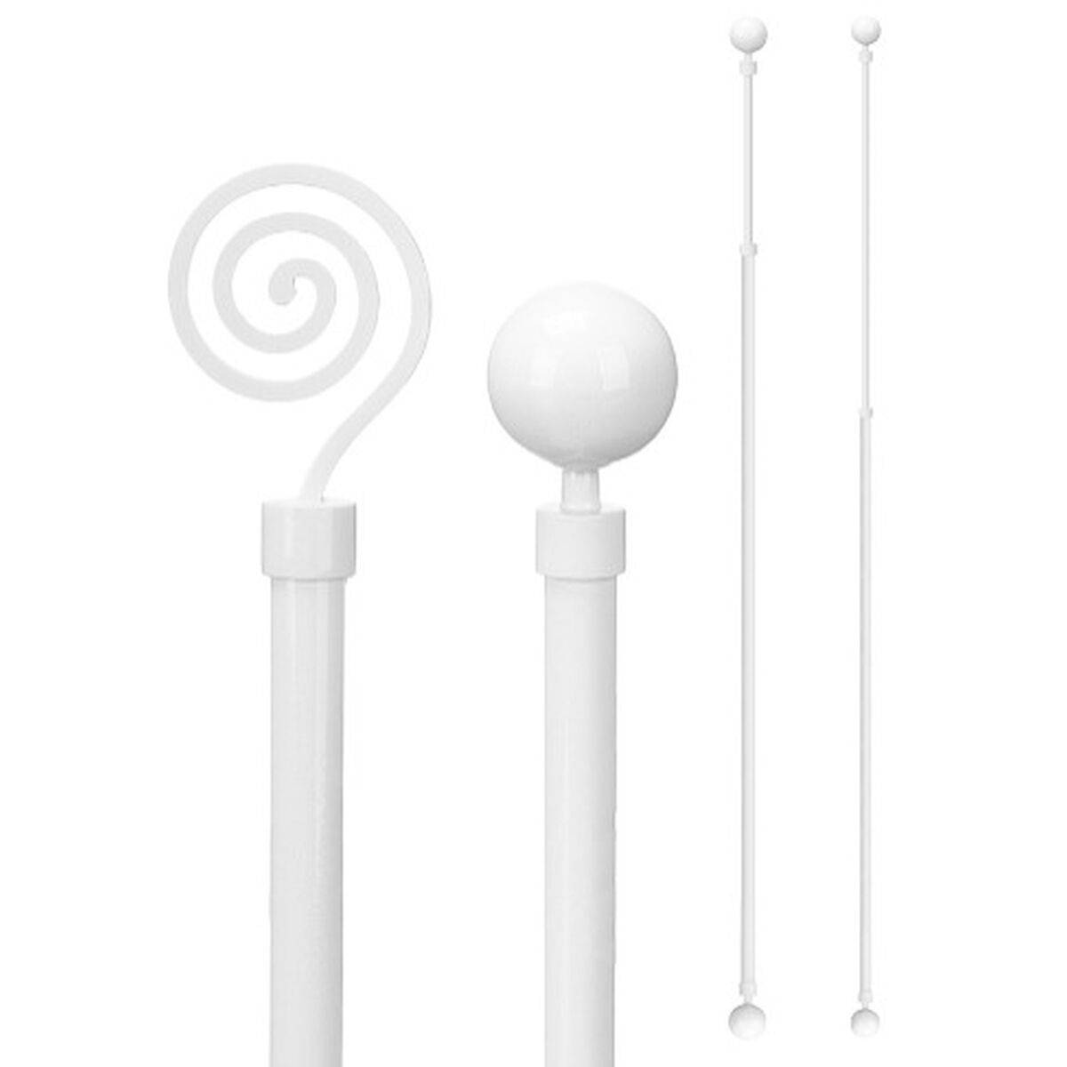 Barra para Cortinas Gift Decor Extensible 160-320 cm (24 Unidades)