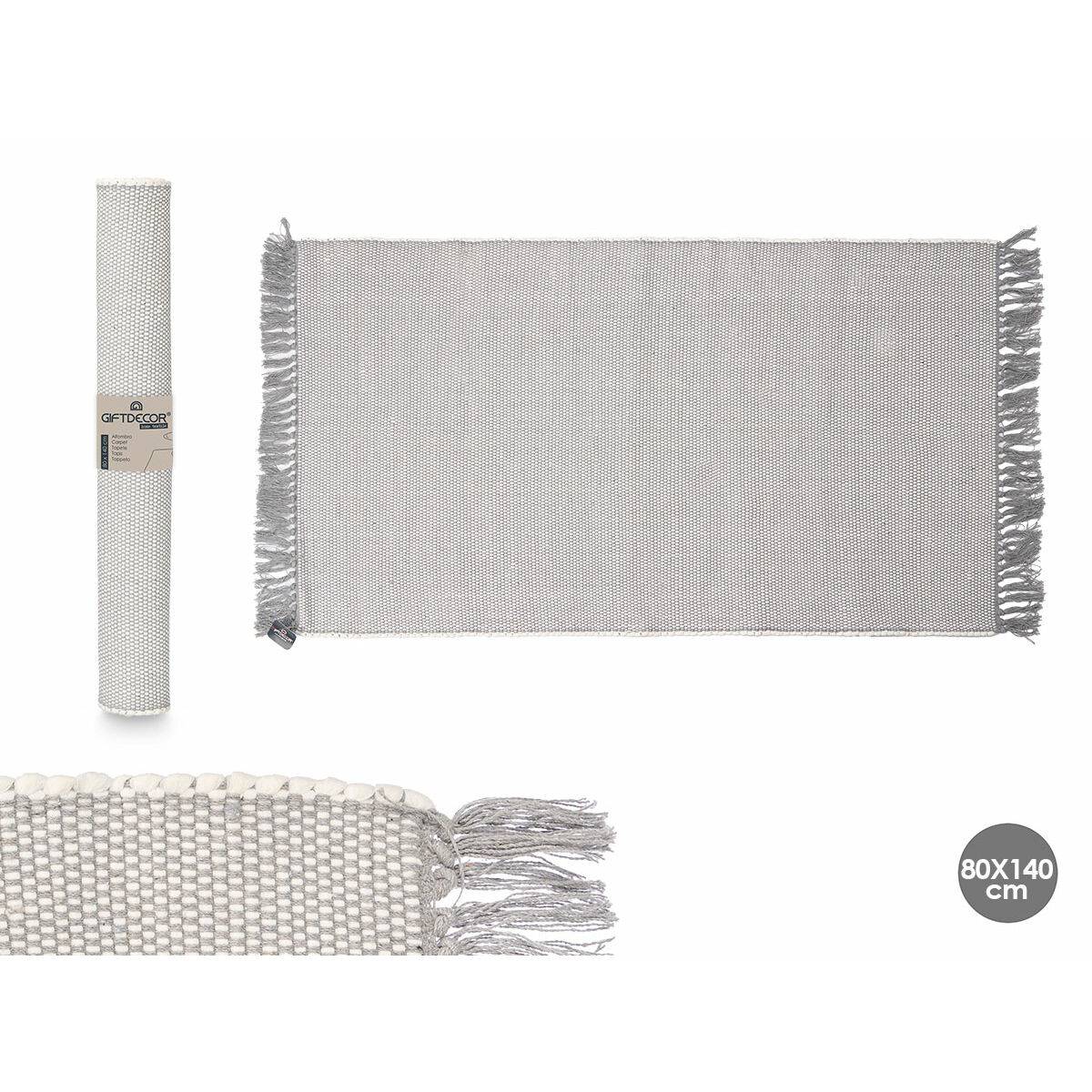 Alfombra Gift Decor Gris 140 x 80 cm (6 Unidades)