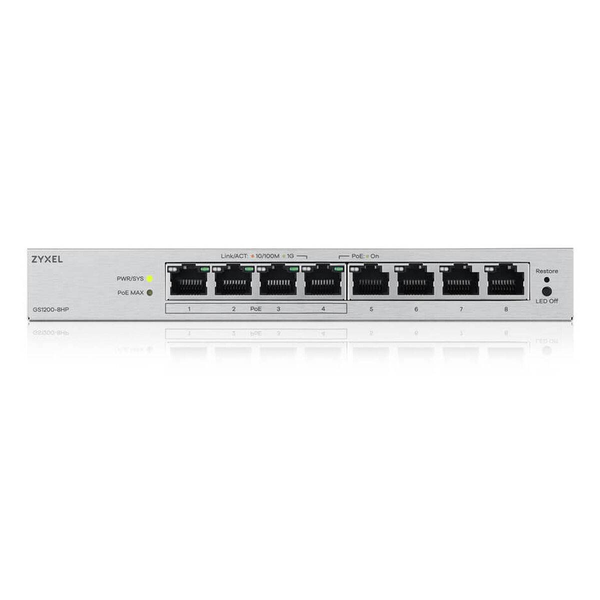 Switch ZyXEL GS1200-8HPV3-EU0101F