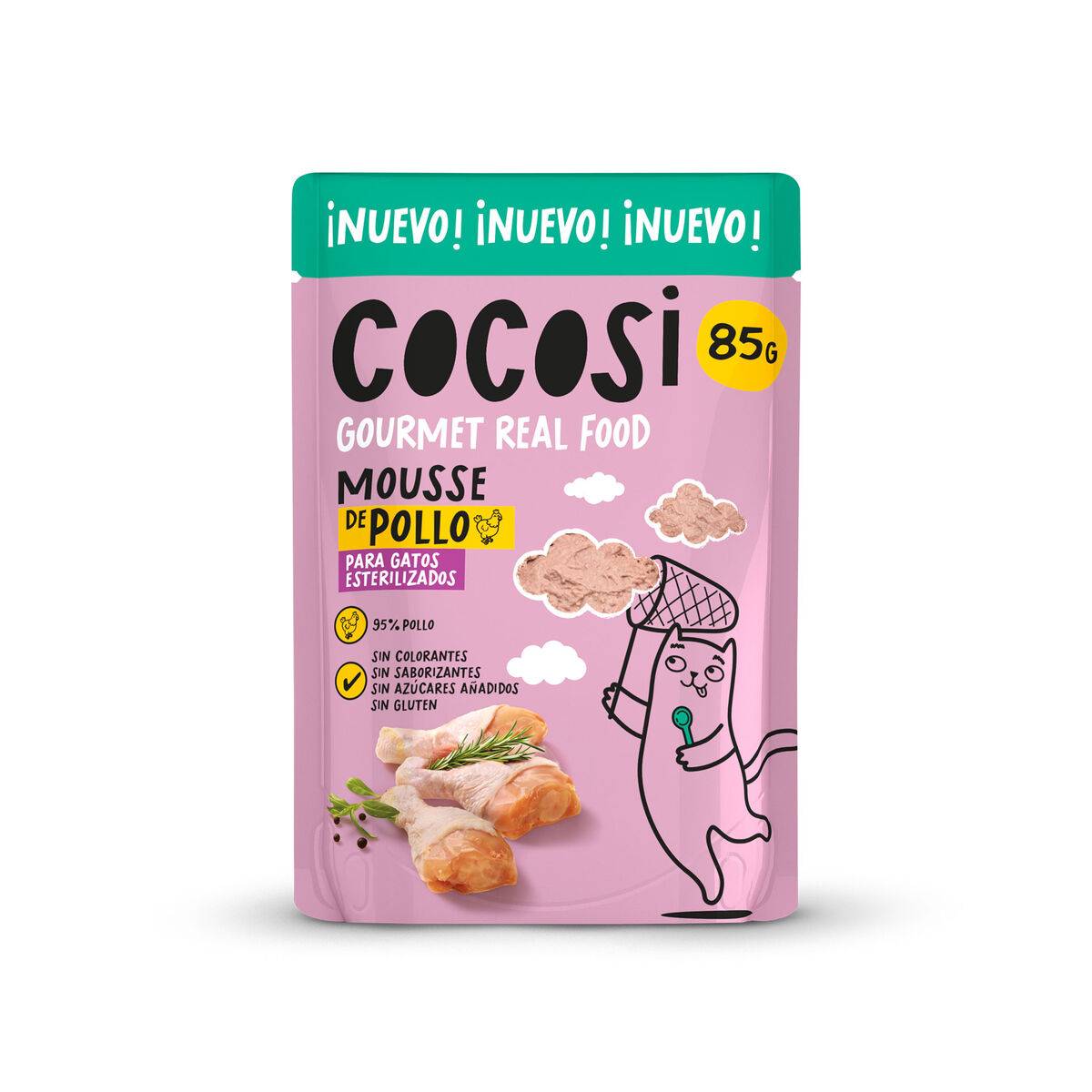 Comida para gato Cocosi Gourmet Real Food 80 g 12 Unidades