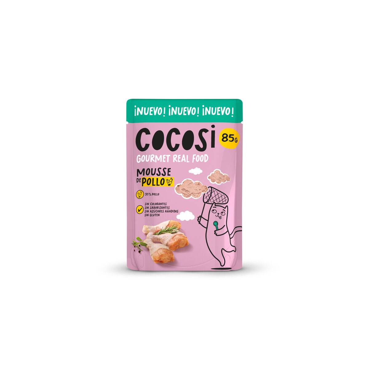 Comida para gato Cocosi Gourmet Real Food 80 g 12 Unidades