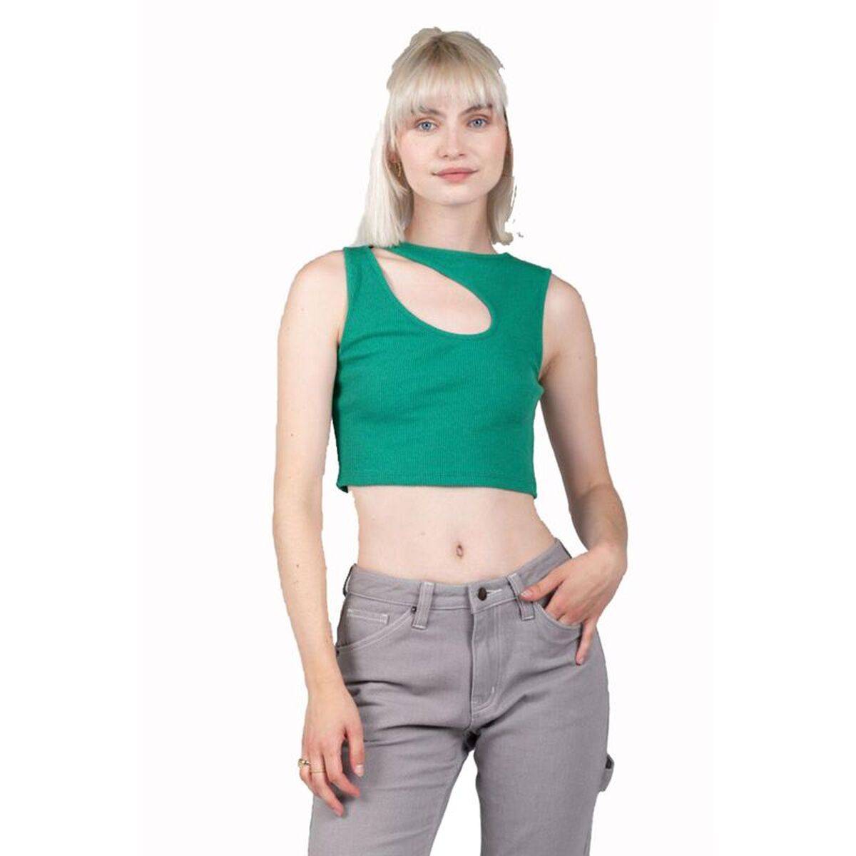 Camiseta para Mujer sin Mangas 24COLOURS Verde