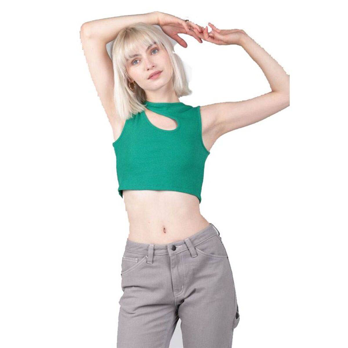 Camiseta para Mujer sin Mangas 24COLOURS Azul