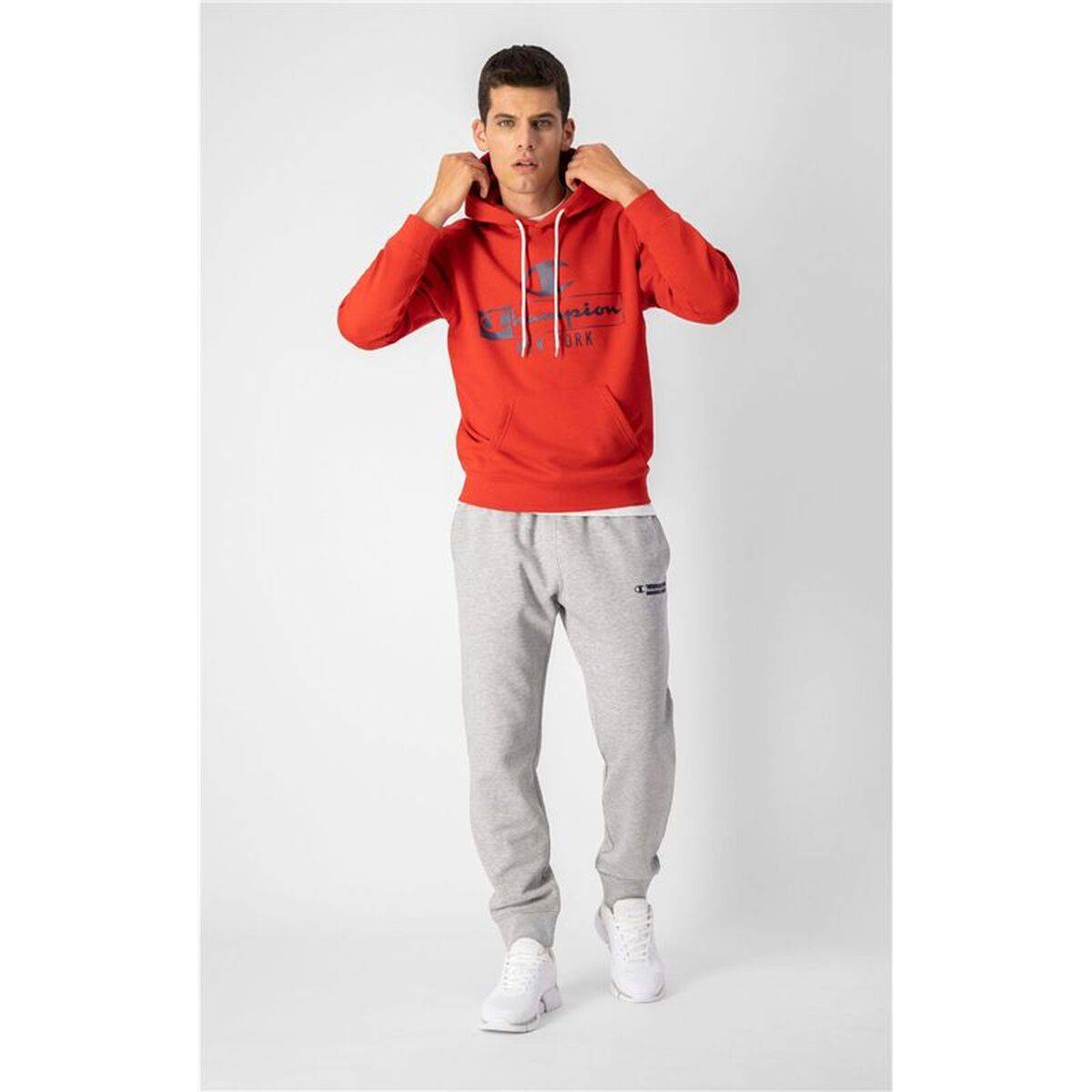 Sudadera con Capucha Hombre Champion 217994-RS053 Rojo