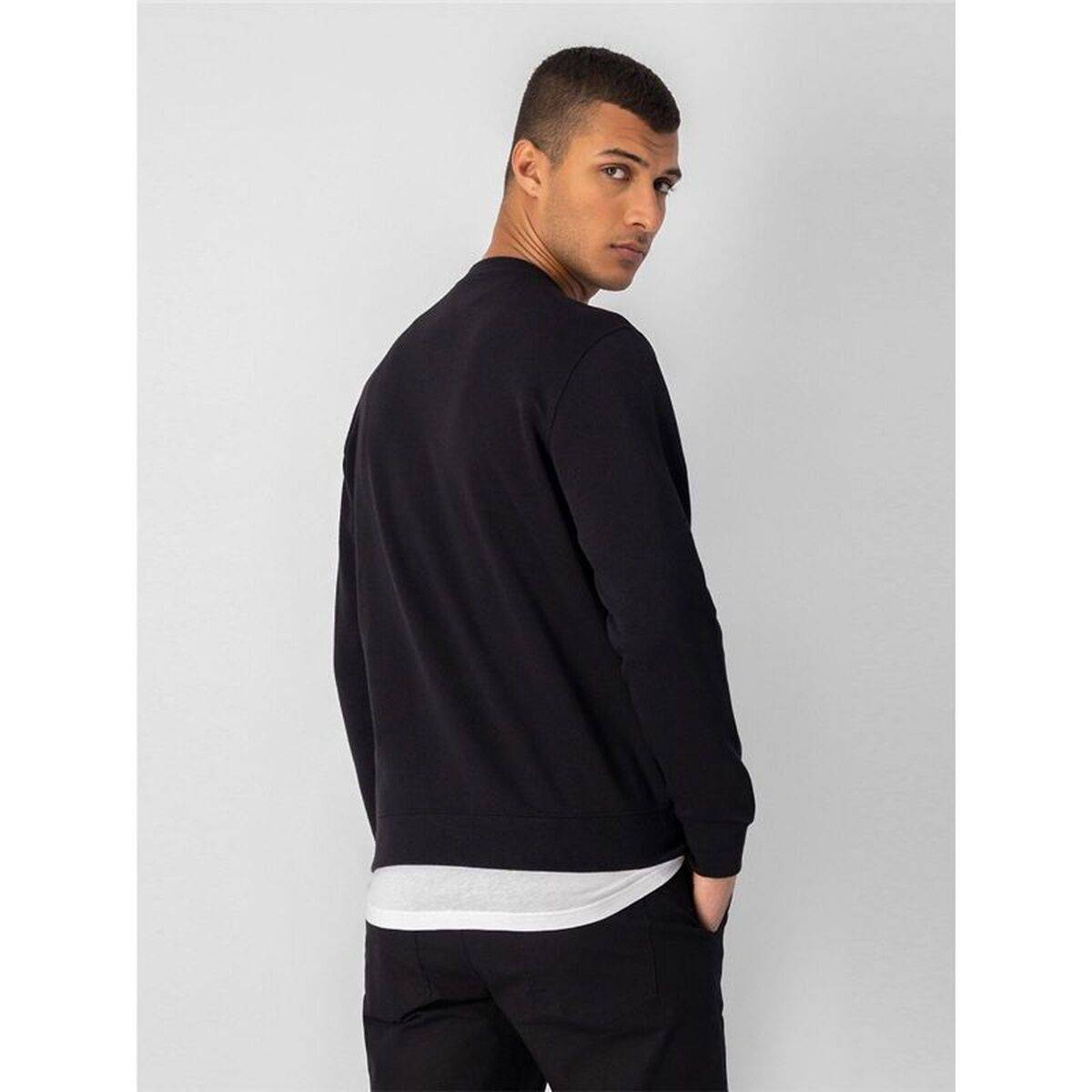 Sudadera sin Capucha Hombre Champion Negro