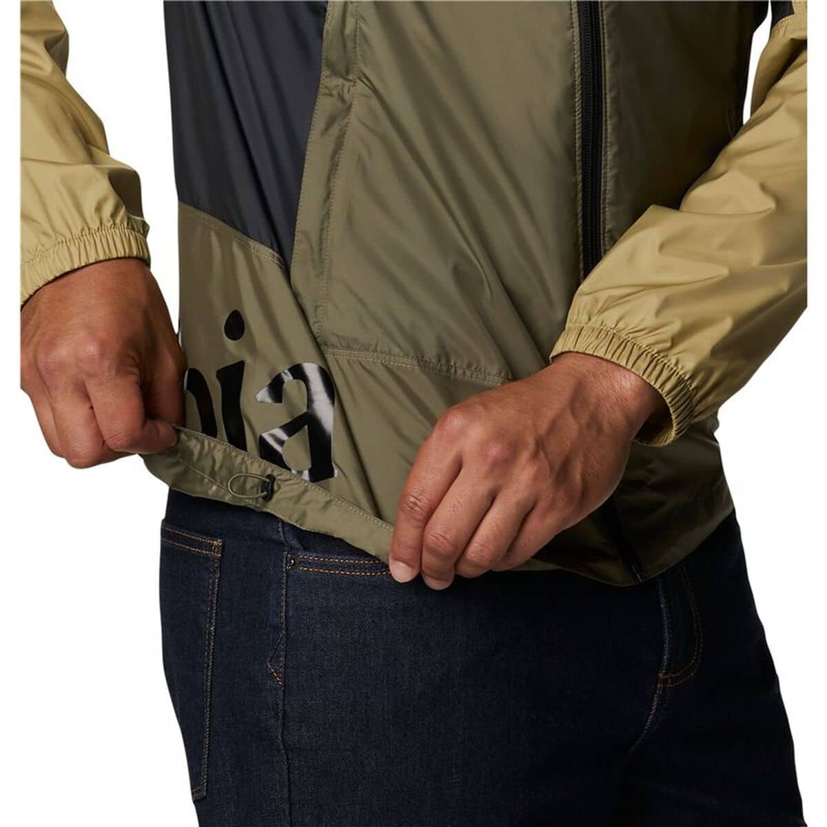 Chaqueta Cortavientos Columbia Point Park Oliva
