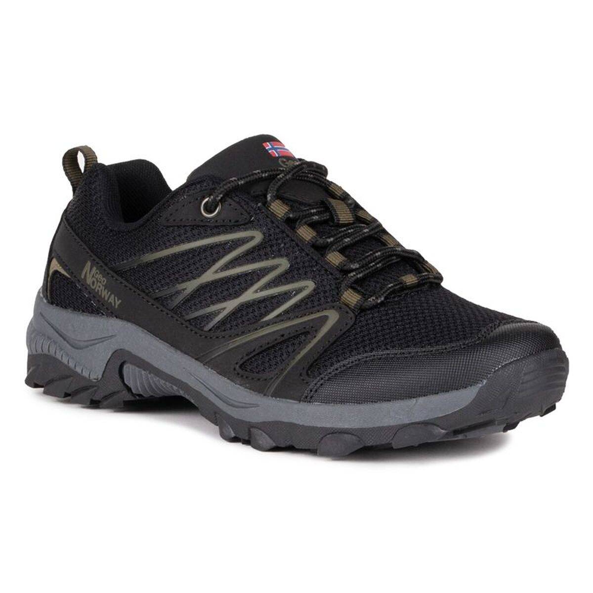 Zapatillas de Hombre para Caminar Geographical Norway Negro
