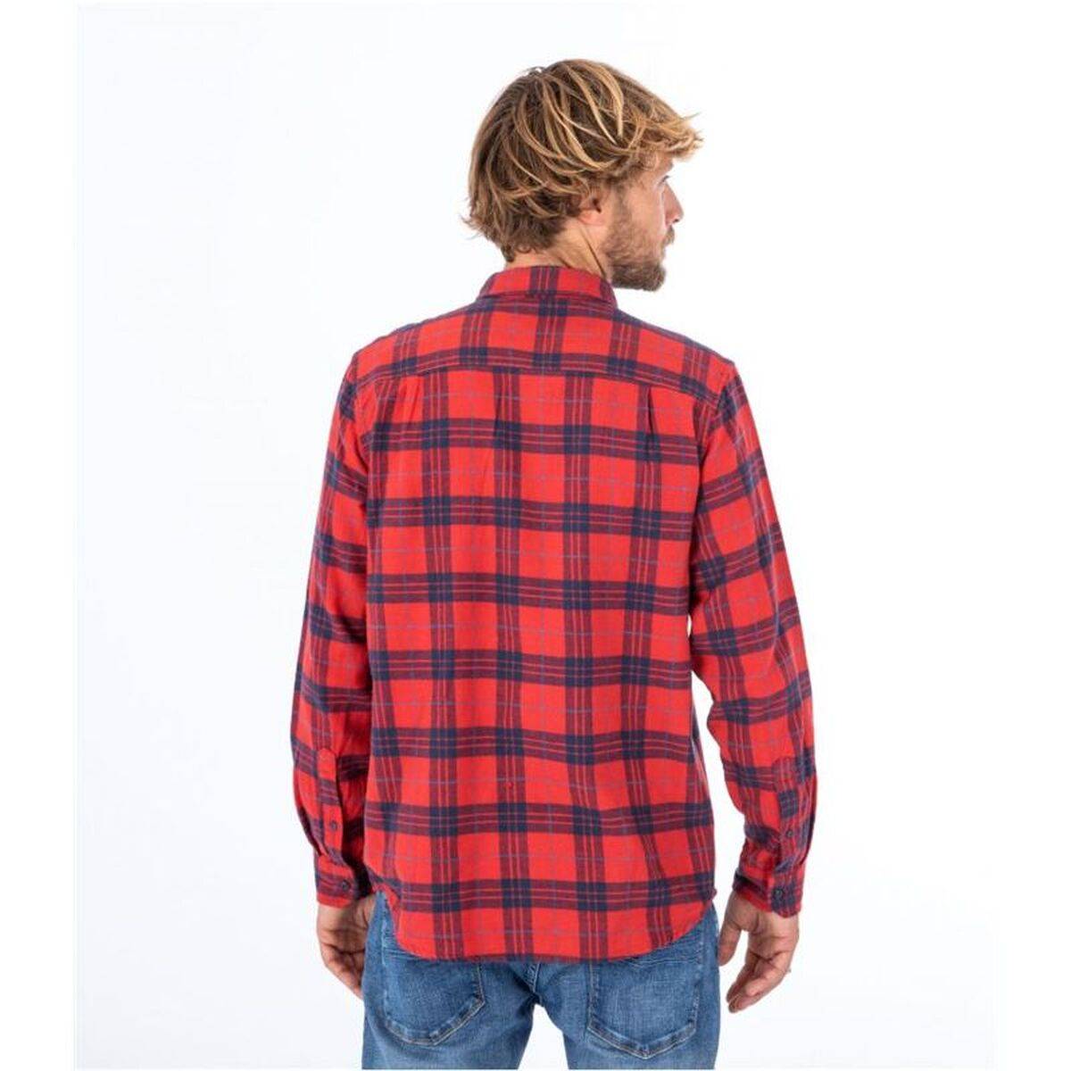 Camisa de Manga Larga Hombre Hurley Portland Organic Rojo Carmesí