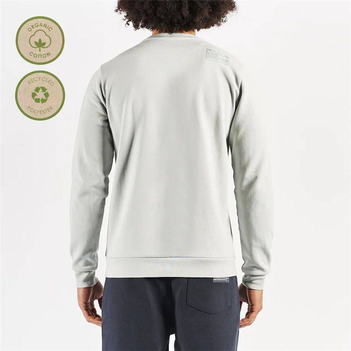 Sudadera sin Capucha Hombre Kappa Edard Life Azul claro