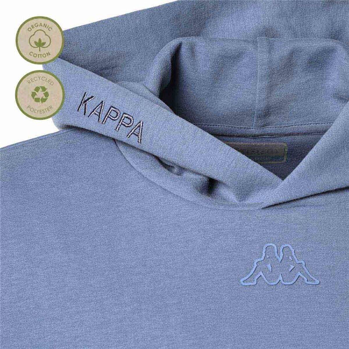 Sudadera con Capucha Hombre Kappa Edwyn Life Blue Añil