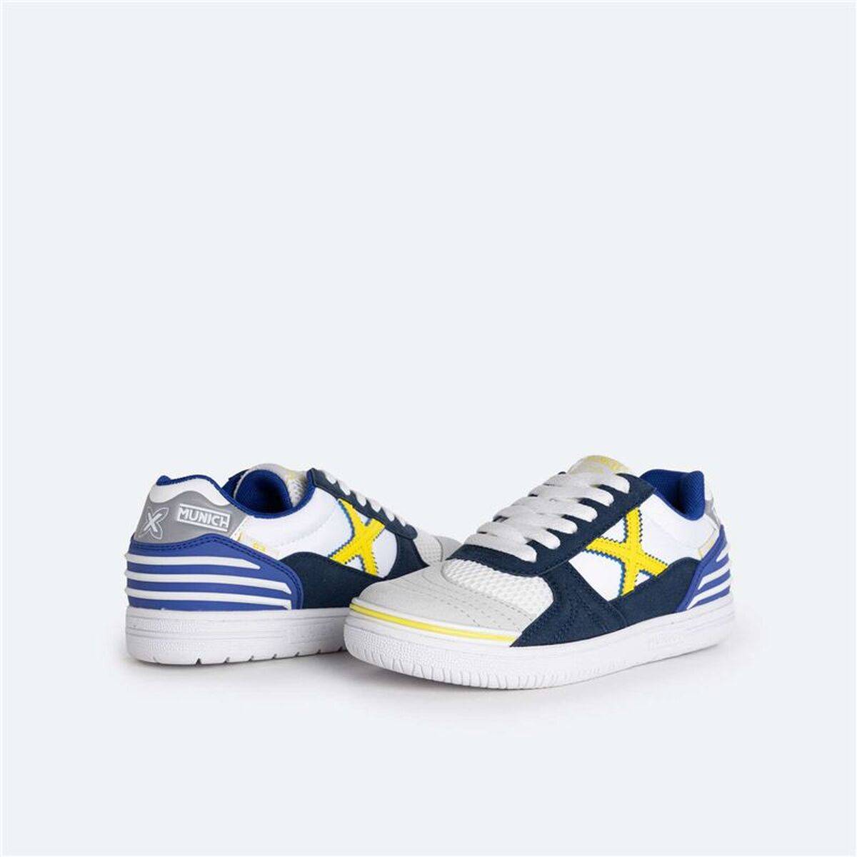 Zapatillas Deportivas Infantiles Munich G-3 Patch 347 Blanco