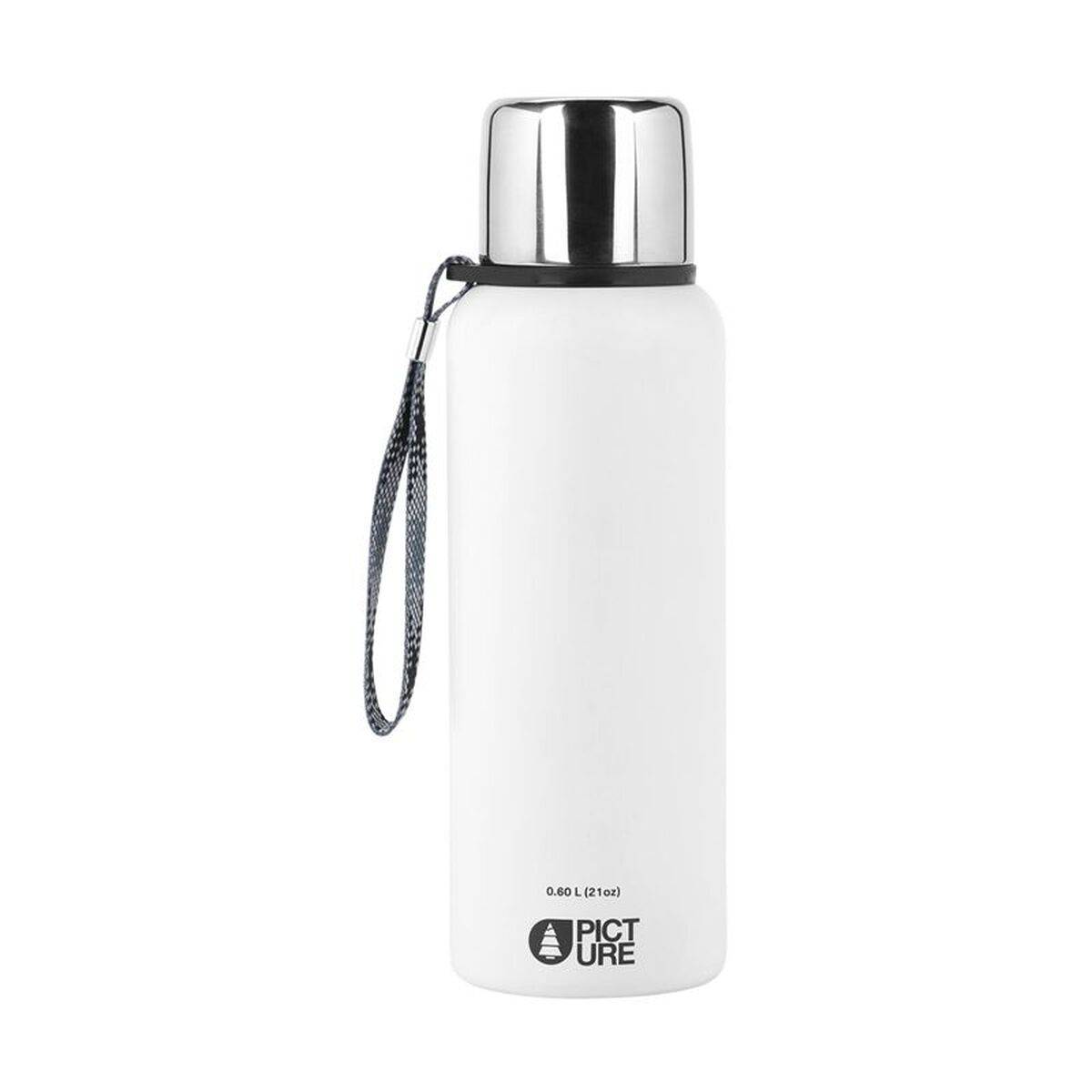 Botella de Agua Picture ACC121-A Blanco Natural Acero