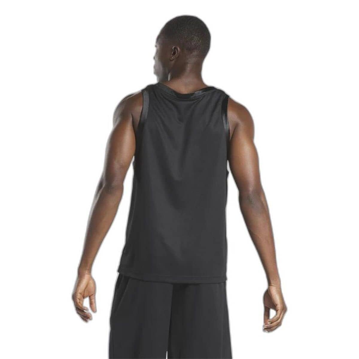 Camiseta de baloncesto Reebok Basketball Mesh Negro