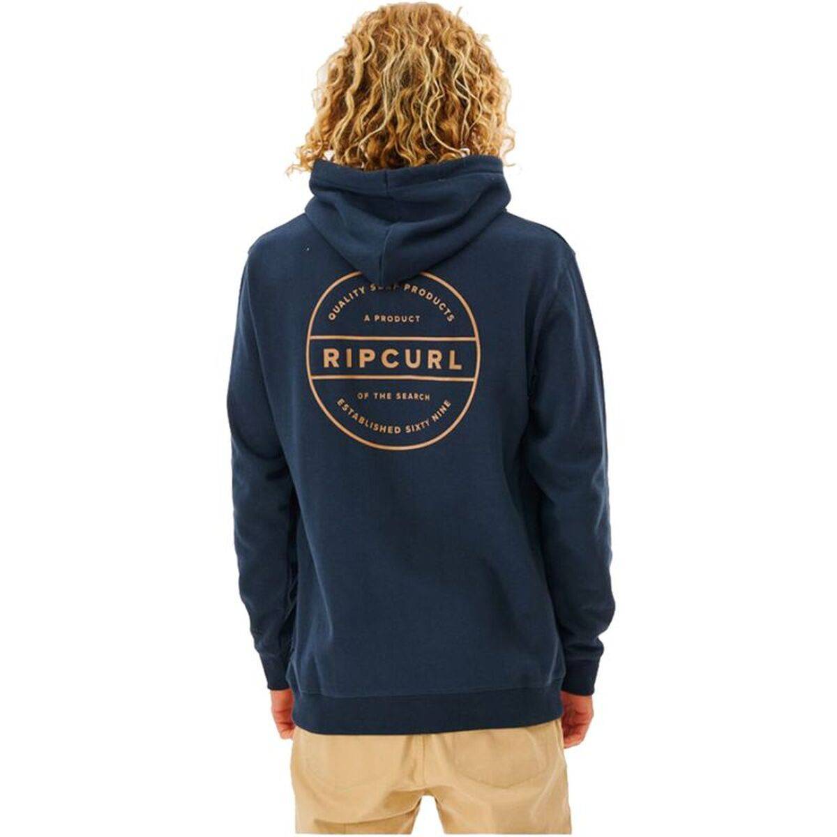 Sudadera con Capucha Hombre Rip Curl Re Entry Azul oscuro