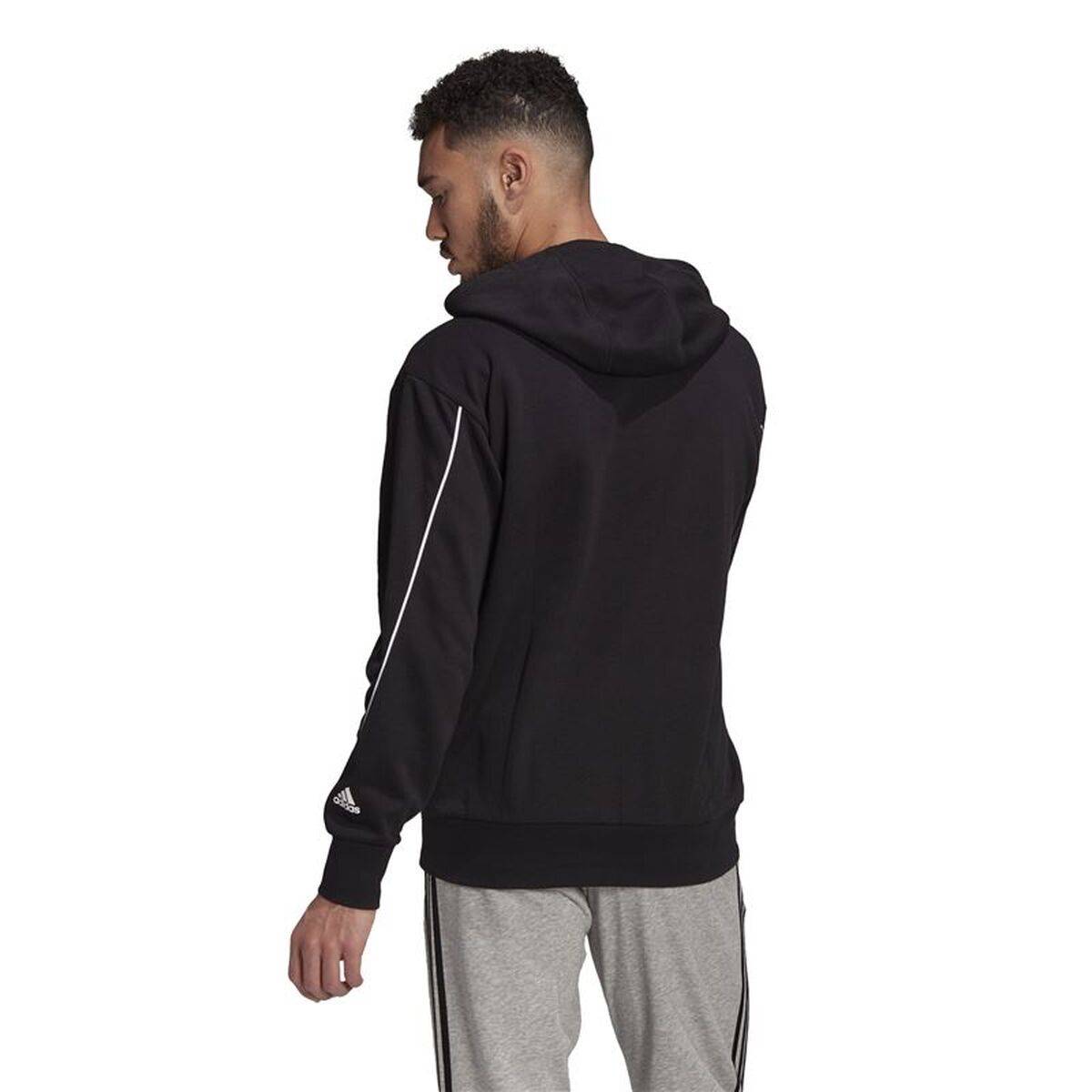 Sudadera con Capucha Hombre Adidas GK9369 Negro