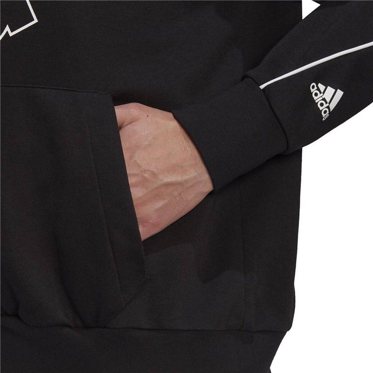 Sudadera con Capucha Hombre Adidas GK9369 Negro