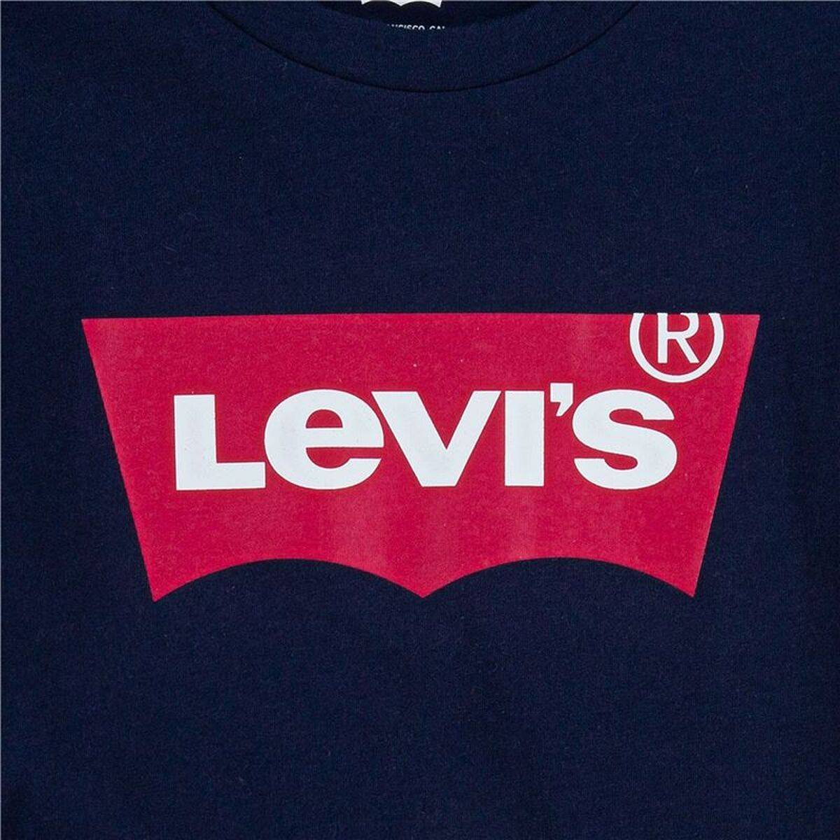 Camiseta de Manga Corta Infantil Levi's Batwing Girl Azul oscuro