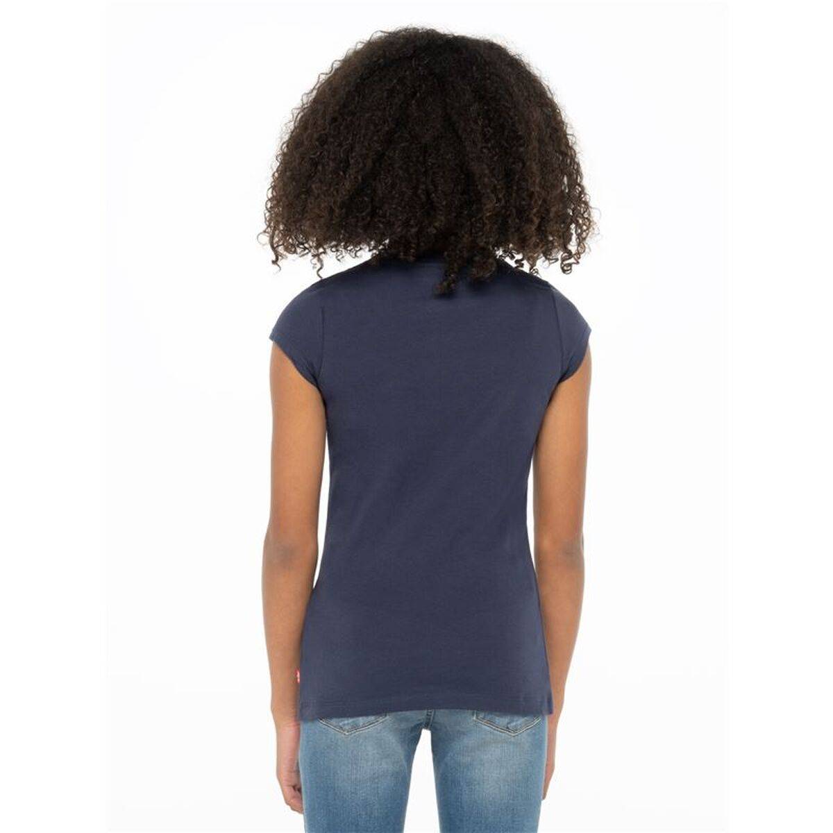 Camiseta de Manga Corta Infantil Levi's Batwing Azul oscuro