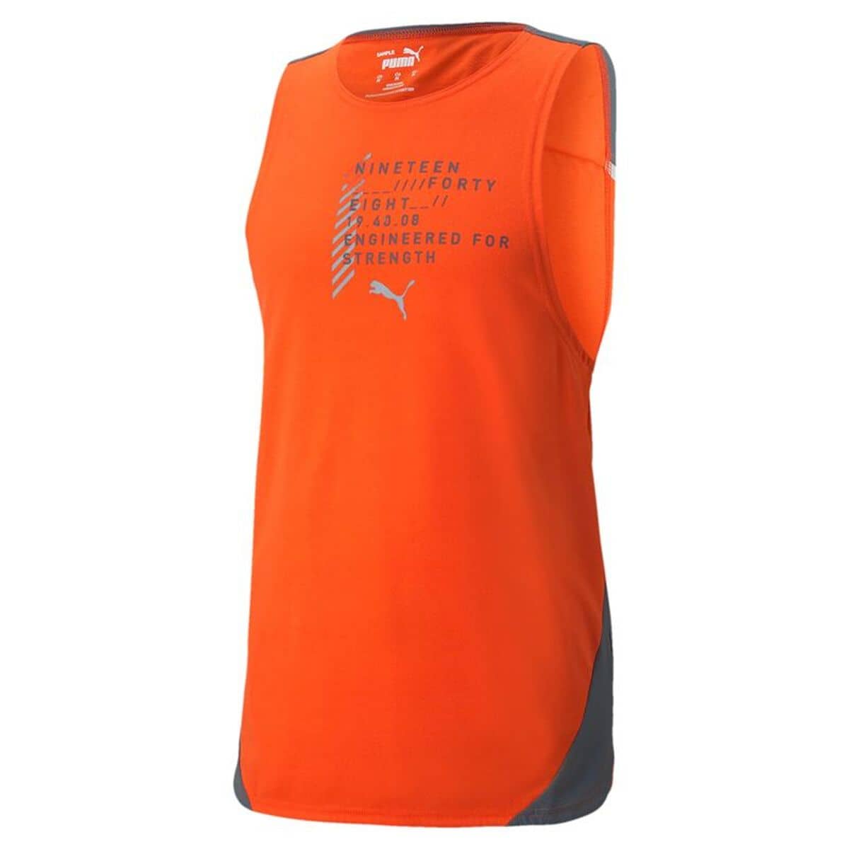 Camiseta para Hombre sin Mangas Puma Train Everfresh Tank M Naranja
