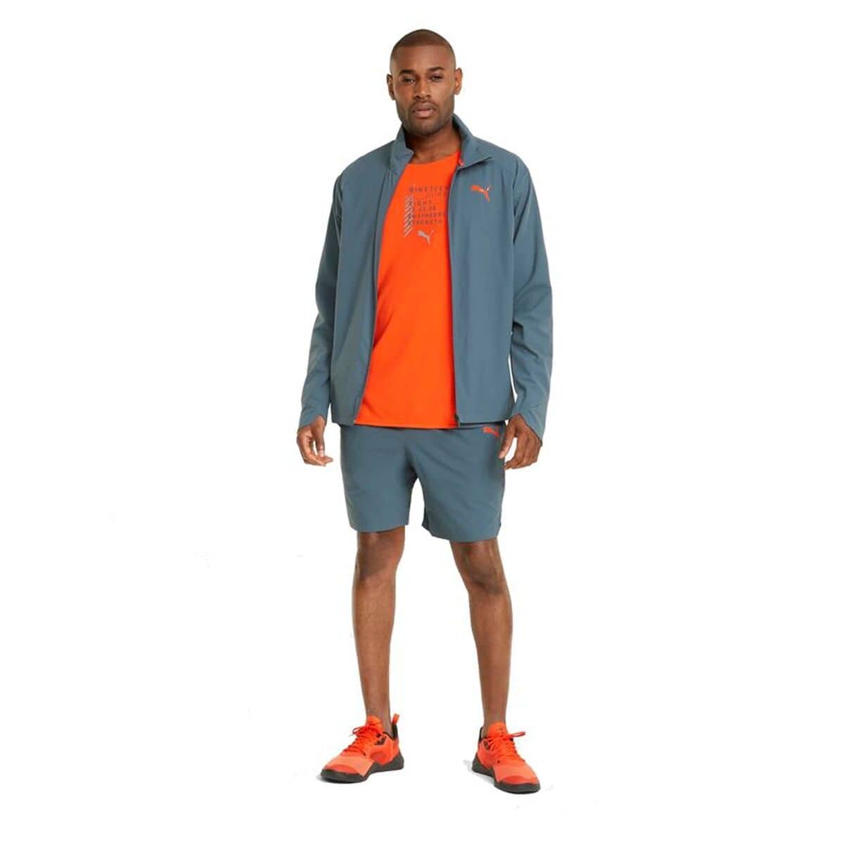 Camiseta para Hombre sin Mangas Puma Train Everfresh Tank M Naranja