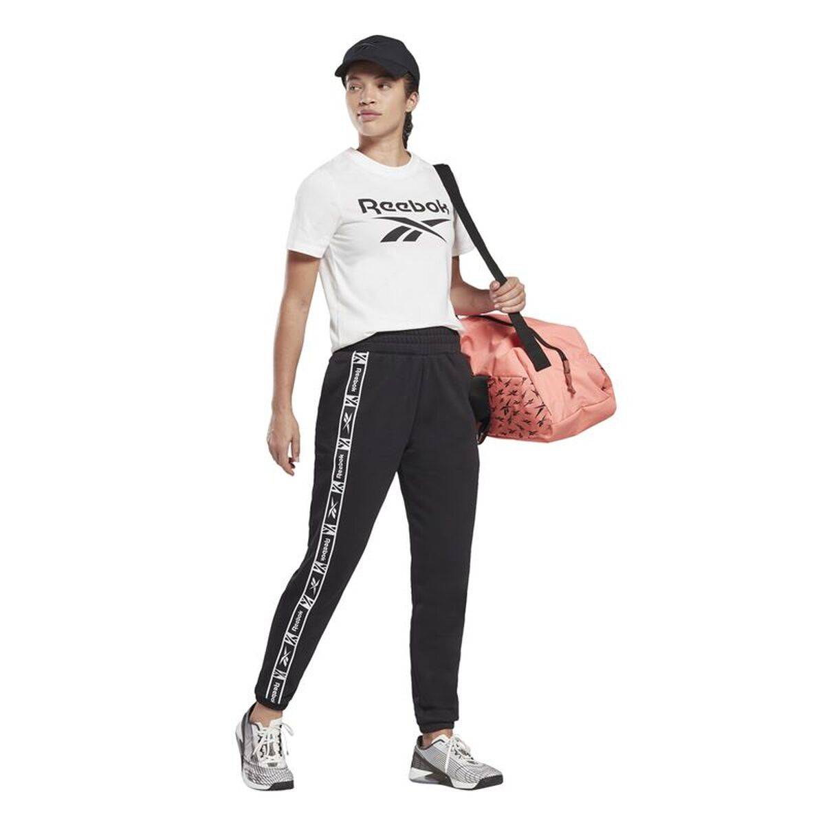 Pantalón Largo Deportivo Reebok Tape Pack W Negro Mujer