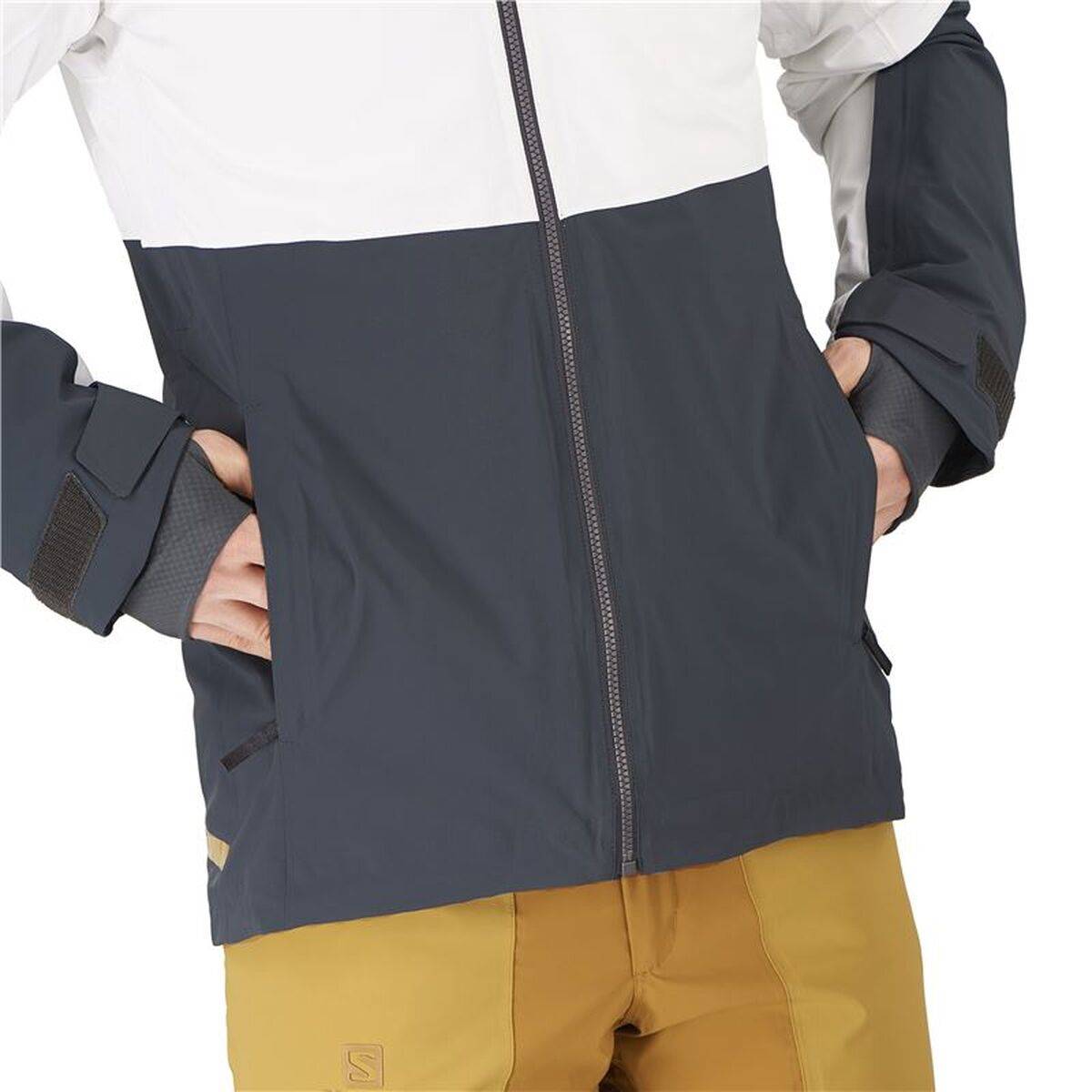 Chaqueta de Esquí Salomon LC1587700 Gris claro Hombre