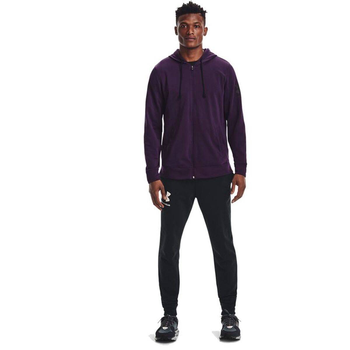 Chaqueta Deportiva para Hombre Under Armour Rival Terry Magenta
