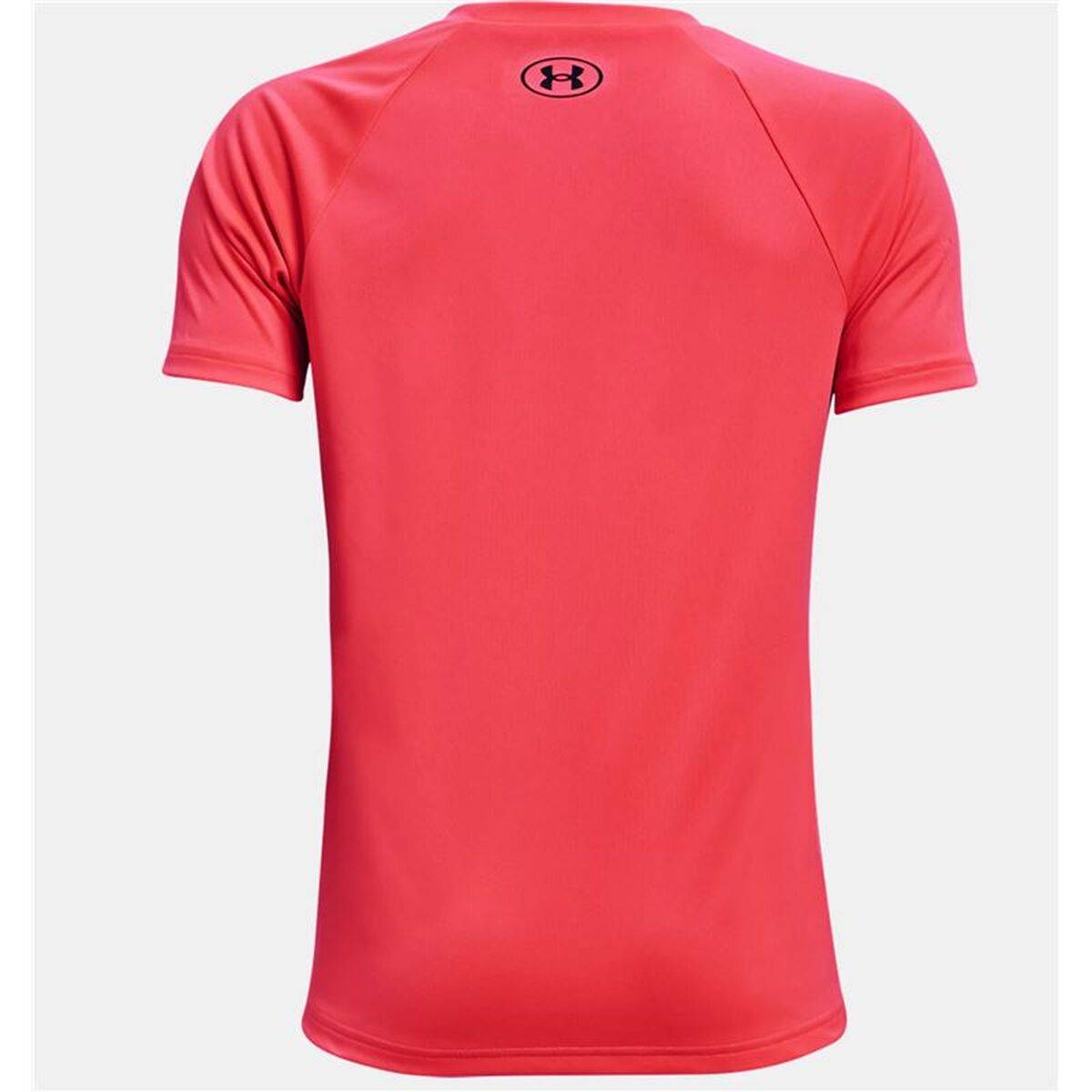 Camiseta de Manga Corta Infantil Under Armour Tech Hybrid Rojo
