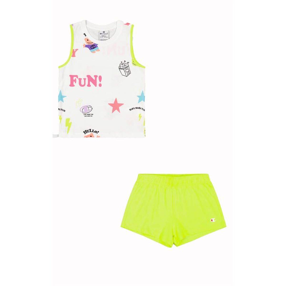 Conjunto Deportivo para Niños Champion Blanco
