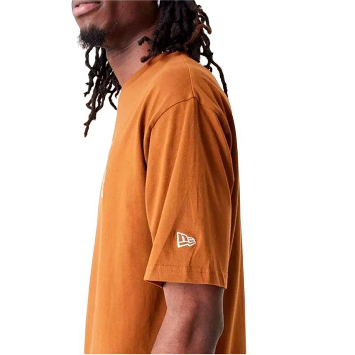 Camiseta de Manga Corta Hombre New Era League Essentials Dorado