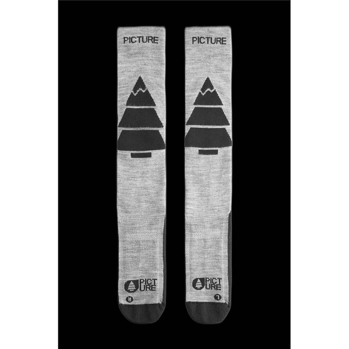 Calcetines Picture Wooling Ski Gris oscuro
