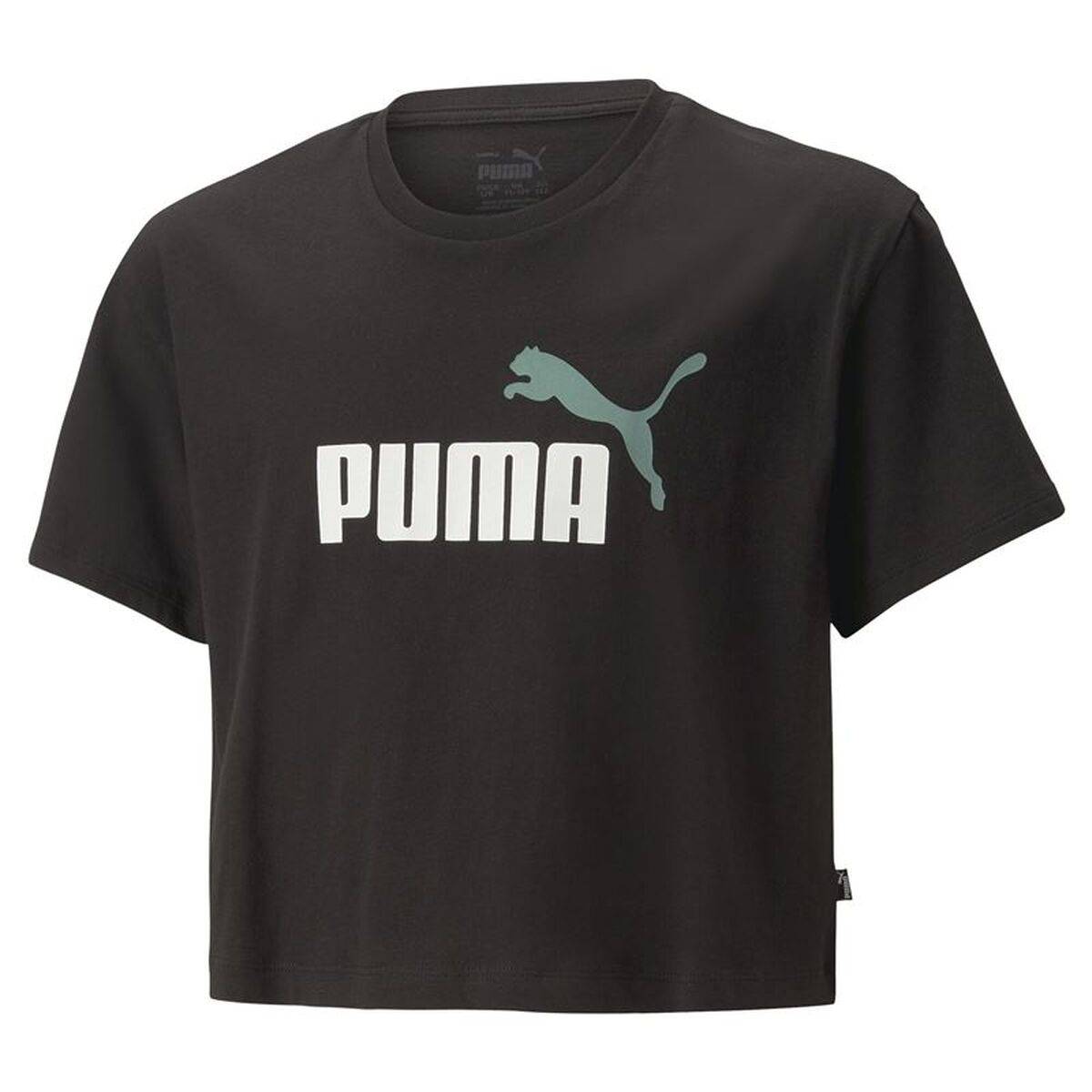 Camiseta de Manga Corta Infantil Puma 845346 56 Negro