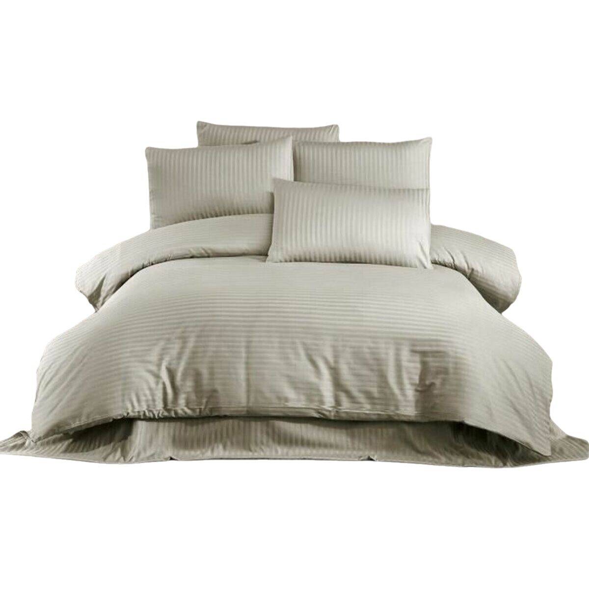 Juego de funda nórdica Beige Cama de 200 3 Piezas