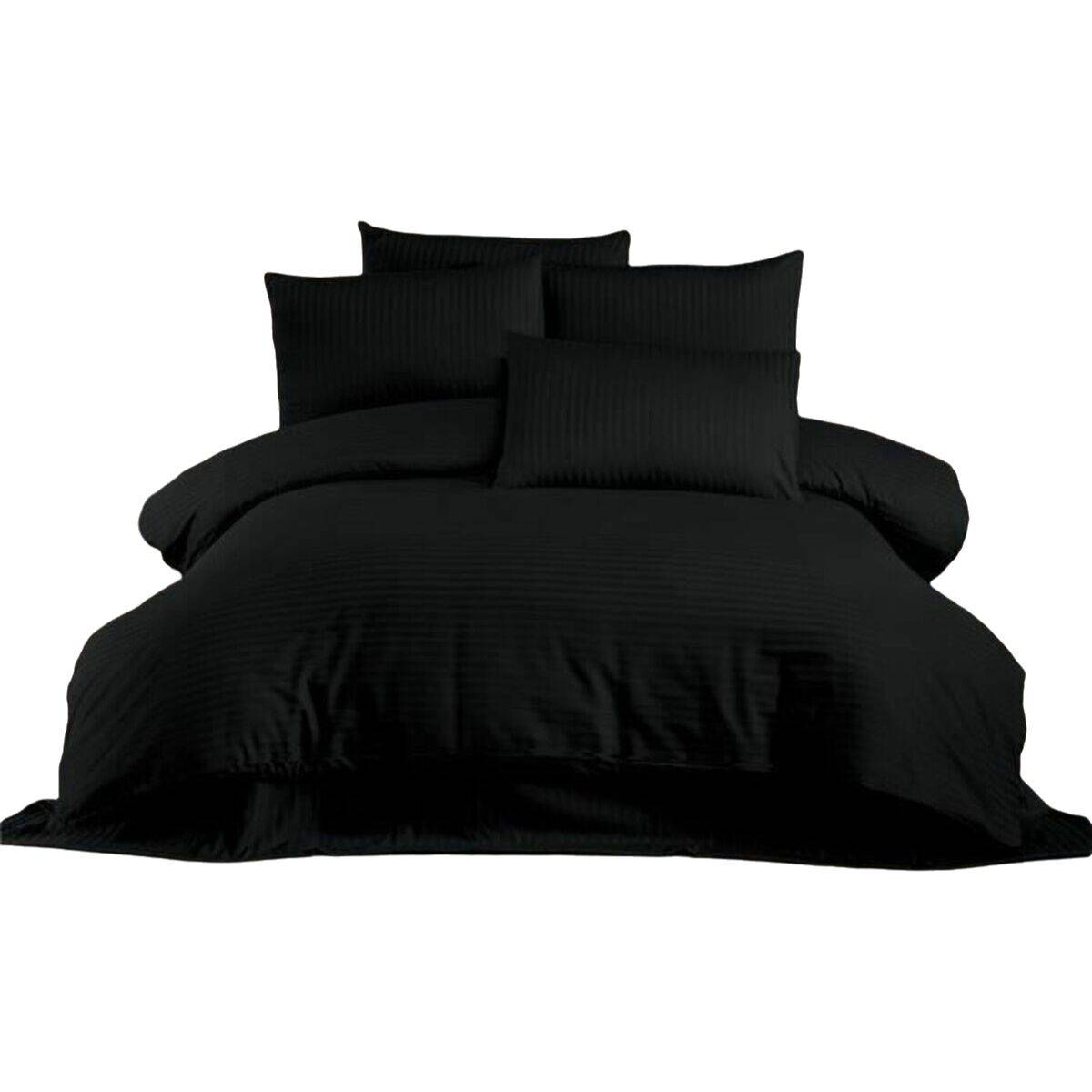 Juego de funda nórdica Negro Cama de 200 3 Piezas