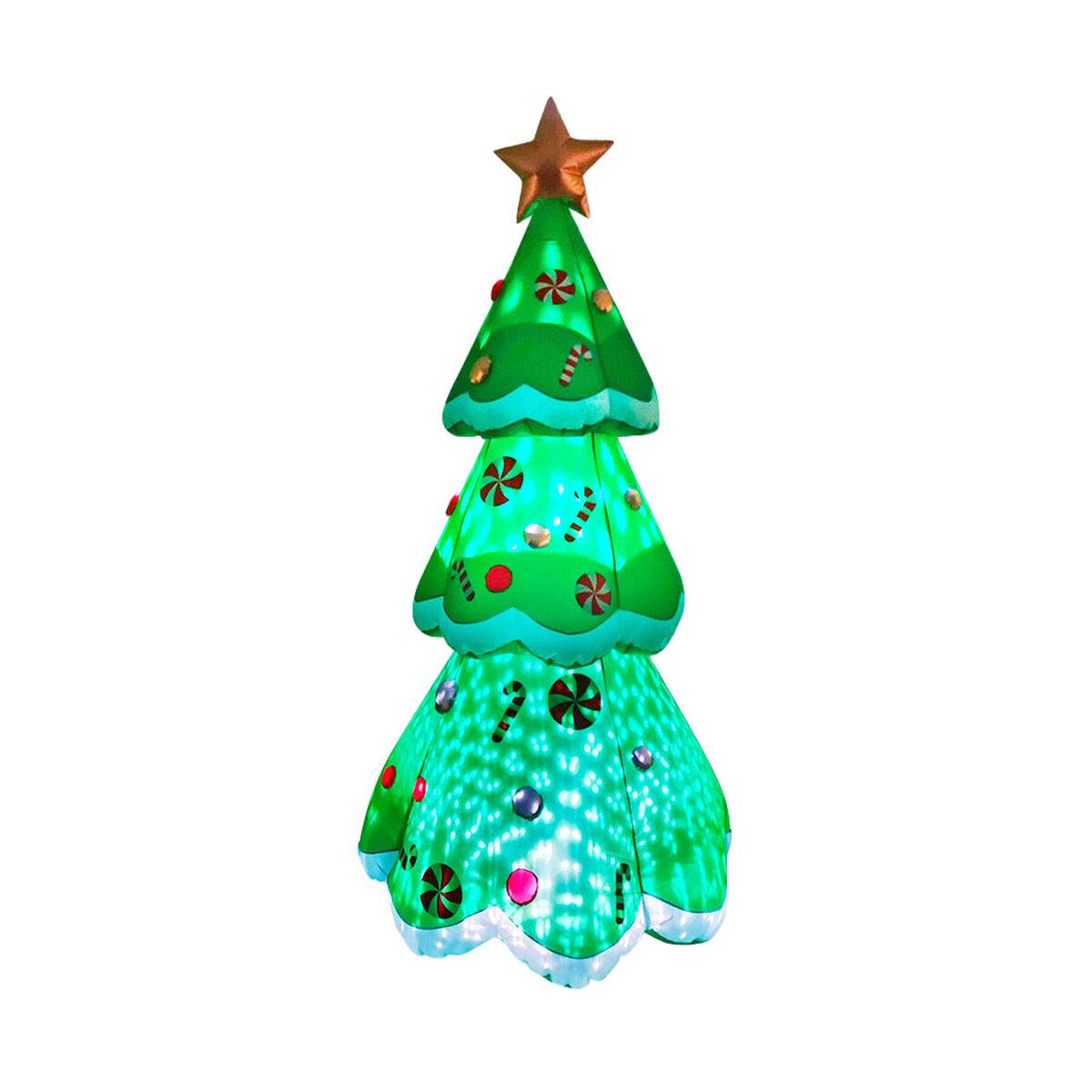 Árbol de Navidad BASIC & CO Poliéster Polipropileno 110 X 110 X 240 CM Hinchable