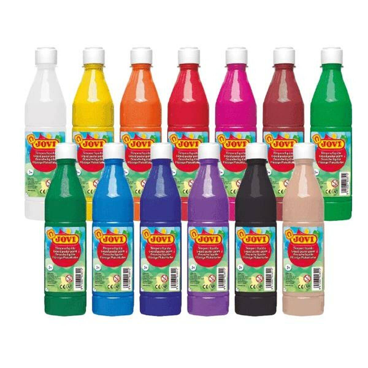 Témpera Jovi Bermellón 500 ml (12 Unidades)