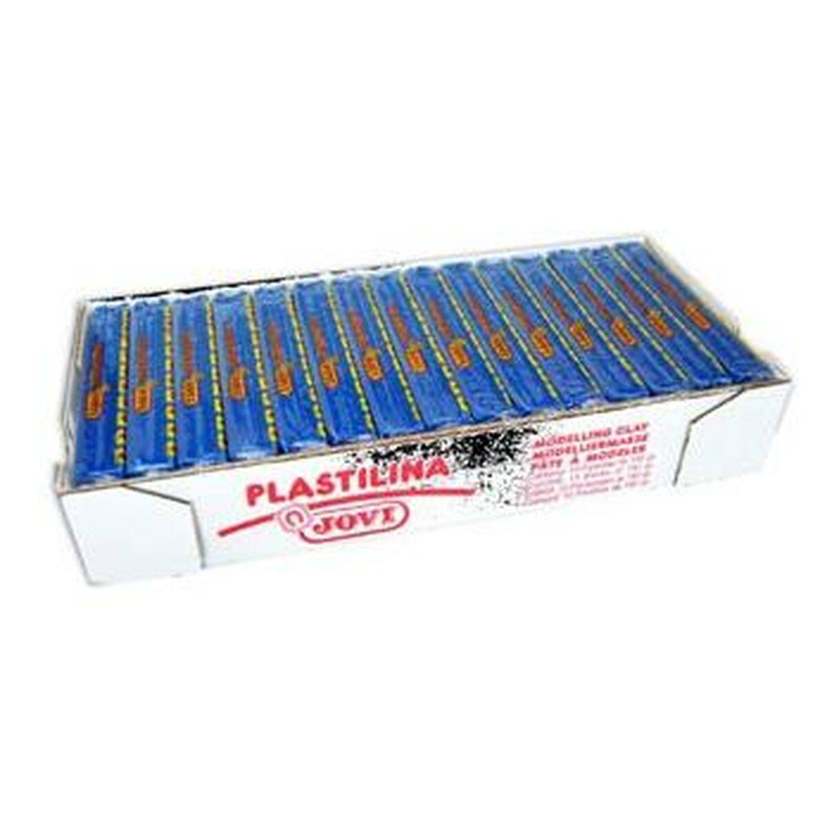 Plastilina Jovi Azul oscuro 15 Piezas (4 Unidades)