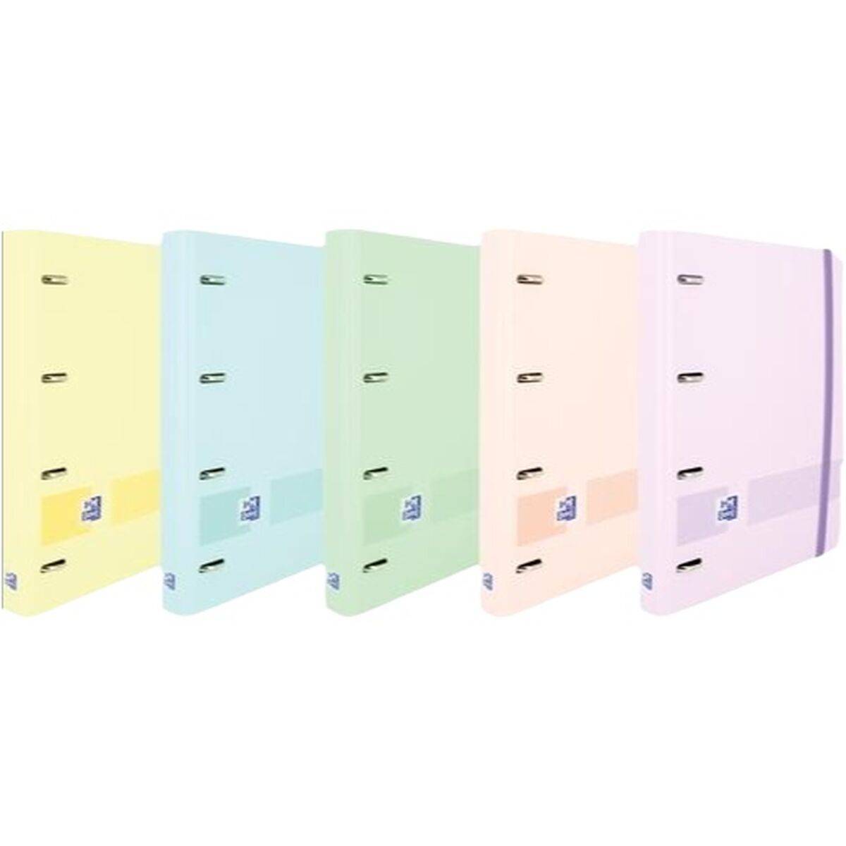 Carpeta de anillas Oxford LIVE & GO Multicolor A4+ (10 Unidades)