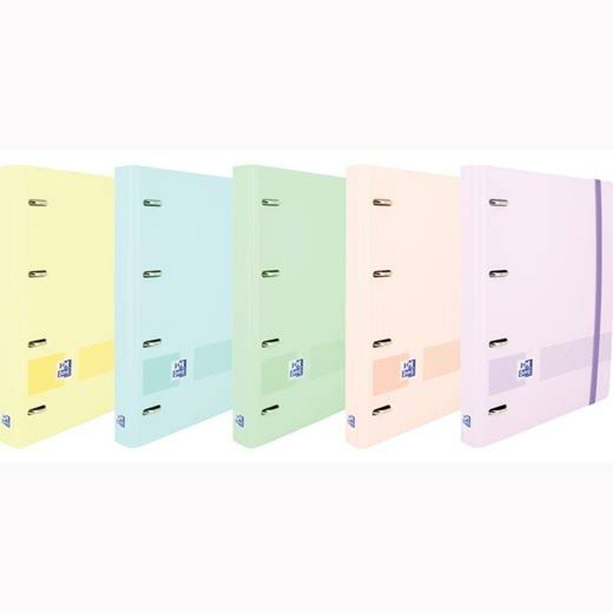 Carpeta de anillas Oxford LIVE & GO Multicolor A4+ (10 Unidades)