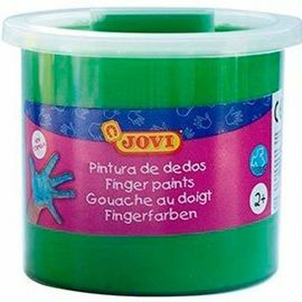Pintura de Dedos Jovi Verde 125 ml 5 Piezas (10 Unidades)
