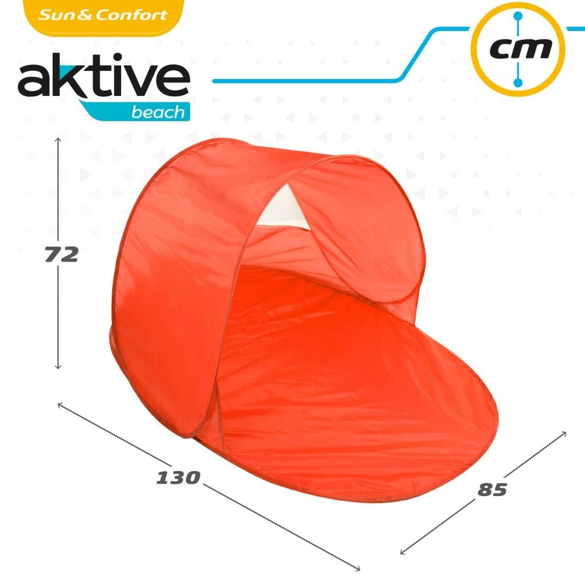 Paravientos Aktive 130 x 72 x 85 cm (6 Unidades)