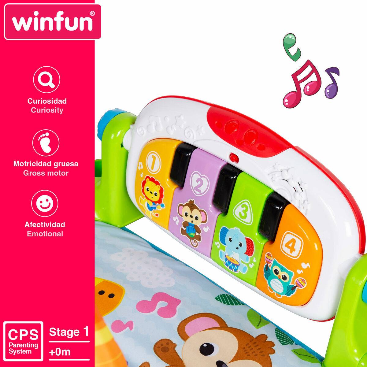 Alfombra de juego Winfun Tela Plástico 63 x 43 x 91 cm (2 Unidades)