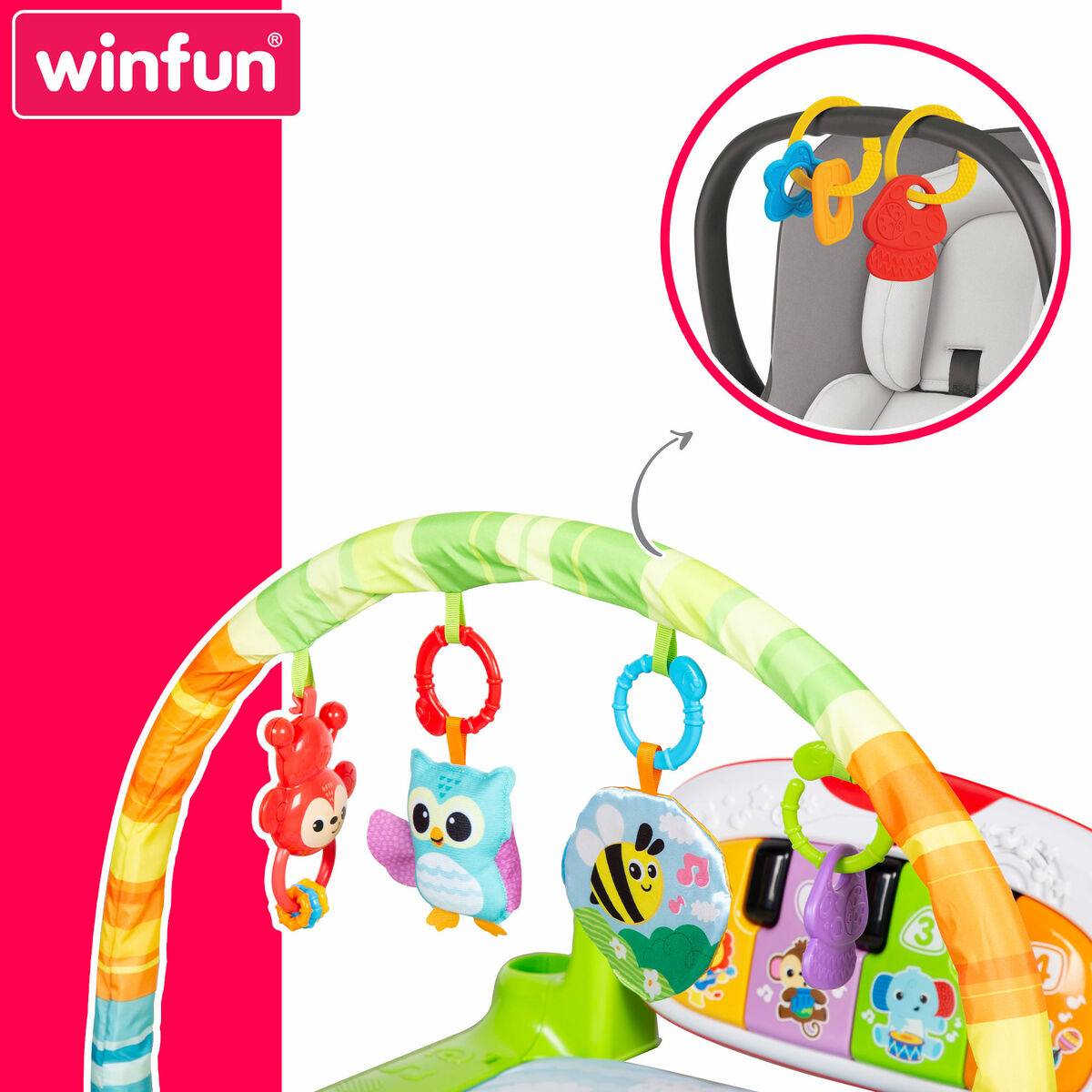 Alfombra de juego Winfun Tela Plástico 63 x 43 x 91 cm (2 Unidades)