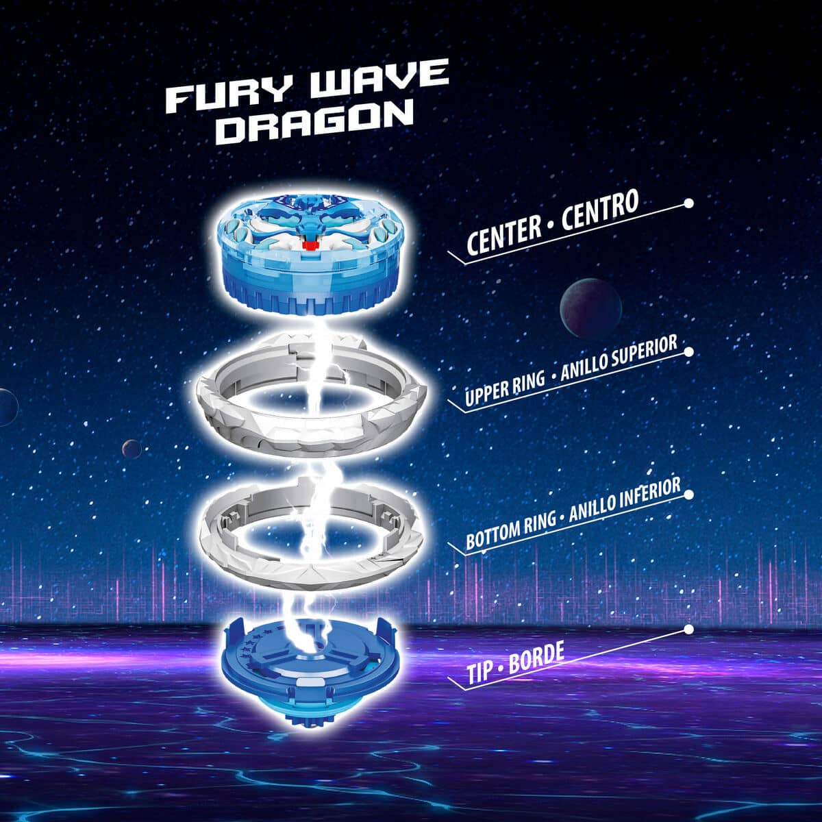 Peonza Infinity Nado (4 Unidades)