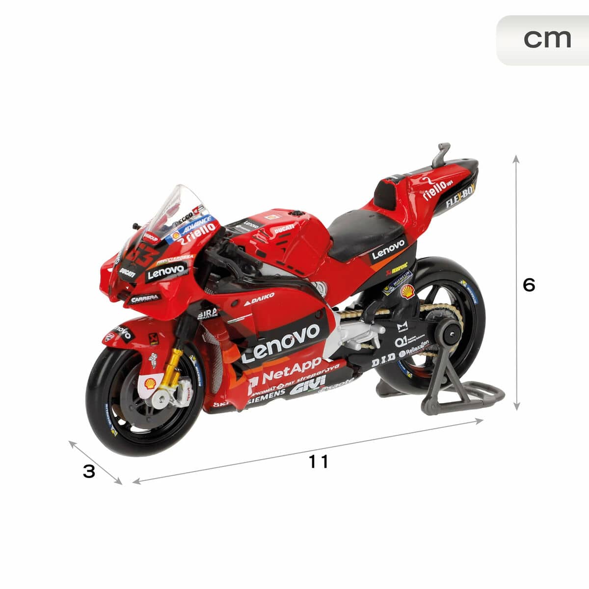 Motocicleta Maisto 11 x 6 x 3 cm