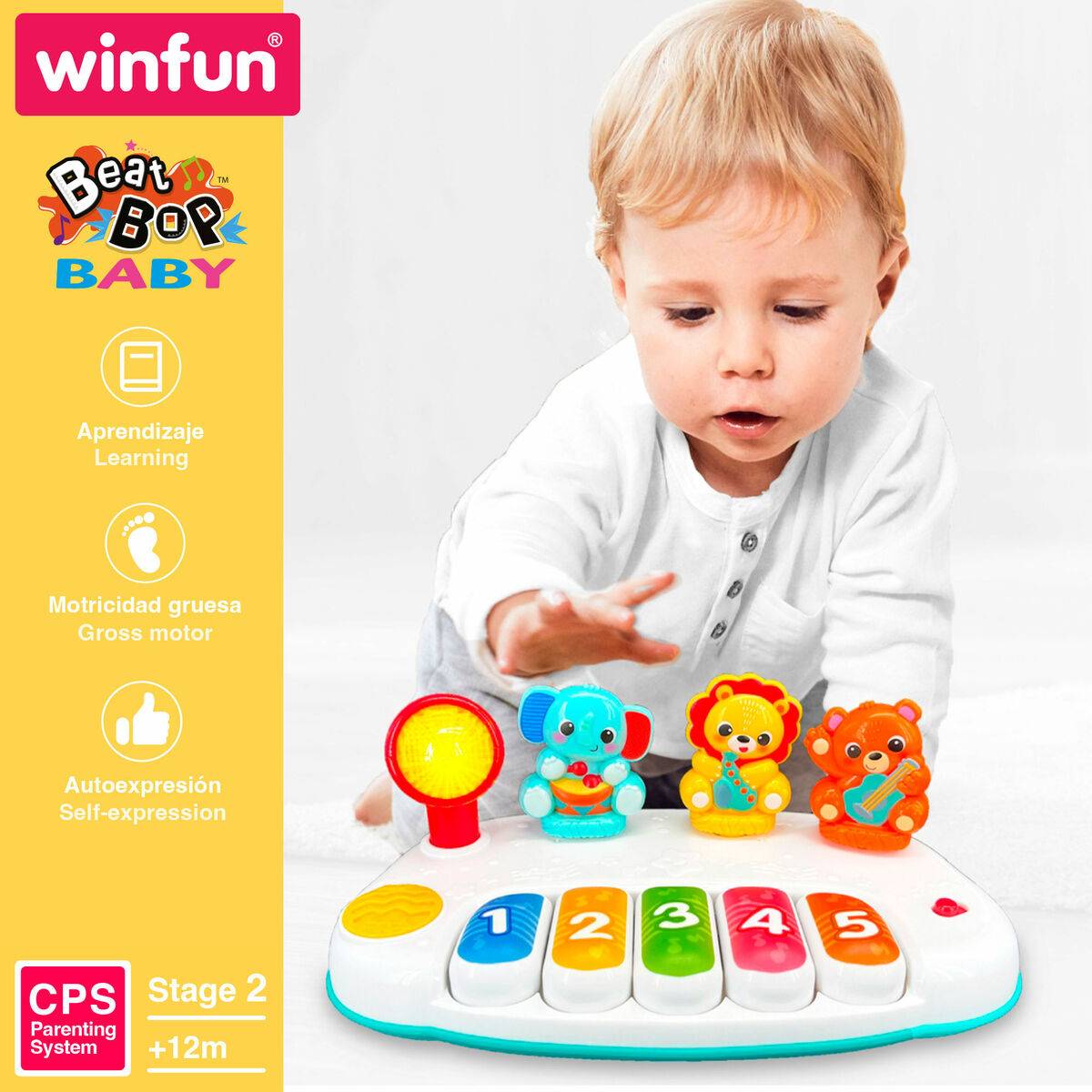 Piano de juguete Winfun 26 x 11 x 15 cm (4 Unidades)